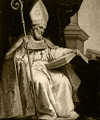 Преподобный Исидор, архиепископ Севильи в вестготской Испании